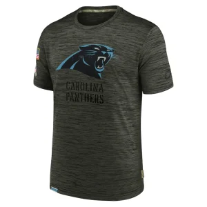 Carolina panthers nike salute to service velocity team t shirt Olive M