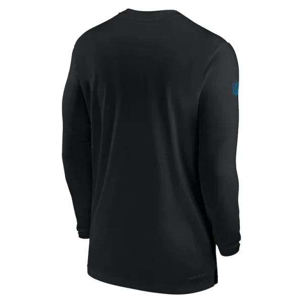 Carolina panthers nike sideline coach performance long sleeve t shirt Black L