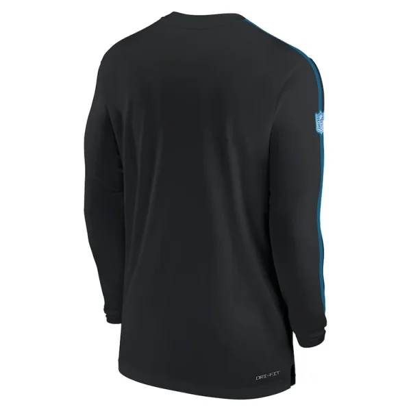 Carolina panthers nike sideline coach uv performance long sleeve t shirt Black L