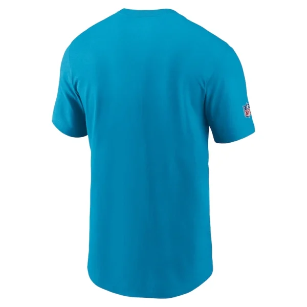 Carolina panthers nike sideline infograph lockup performance t shirt Blue M