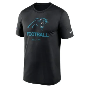 Carolina panthers nike sideline infograph performance t shirt Black S