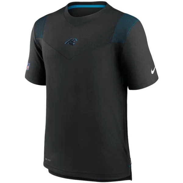 Carolina panthers nike sideline player uv performance t shirt Black M