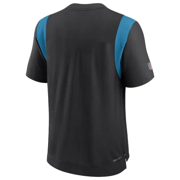 Carolina panthers nike sideline tonal logo performance player t shirt Black L