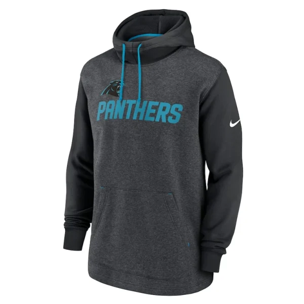 Carolina panthers nike surrey legacy pullover hoodie Heathered charcoalblack M