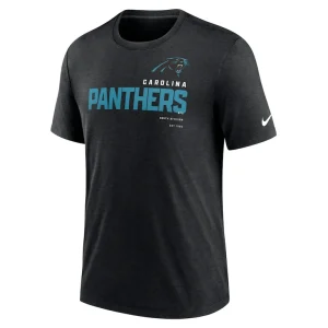 Carolina panthers nike team tri blend t shirt Heather black M
