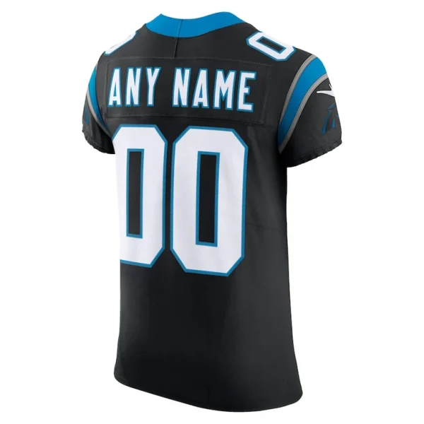 Carolina panthers nike vapor f.u.s.e. elite custom jersey Black 48