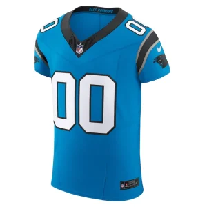 Carolina panthers nike vapor f.u.s.e. elite custom jersey Blue 44