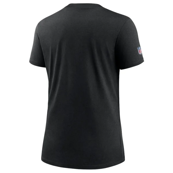 Carolina panthers nike womens 2024 nfl crucial catch tri blend t shirt Black M