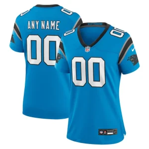 Carolina panthers nike womens alternate custom game jersey Blue