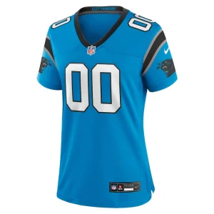 Carolina panthers nike womens alternate custom game jersey Blue M