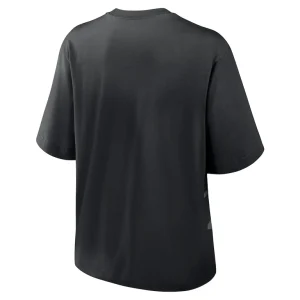 Carolina panthers nike womens boxy t shirt Black M