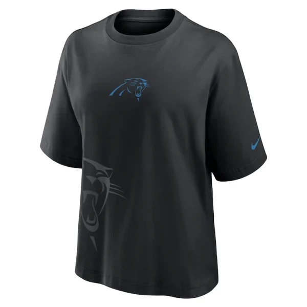 Carolina panthers nike womens boxy t shirt Black S