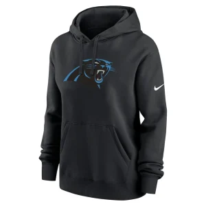 Carolina panthers nike womens club fleece pullover hoodie Black S