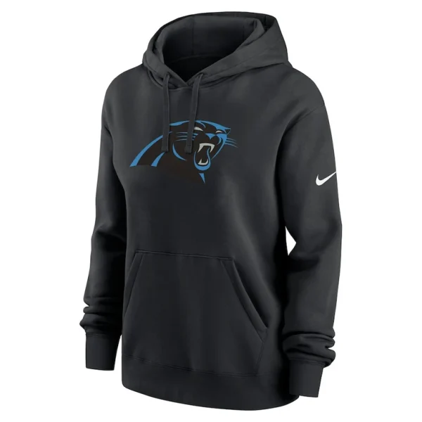 Carolina panthers nike womens club fleece pullover hoodie Black S