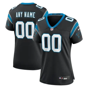 Carolina panthers nike womens custom game jersey Black