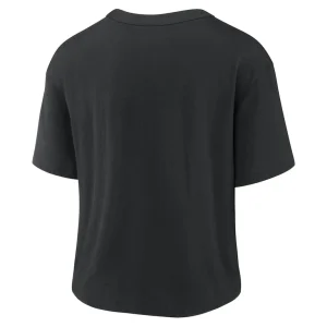 Carolina panthers nike womens high hip fashion t shirt Blackwhite M