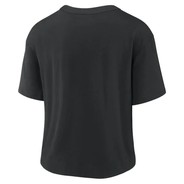 Carolina panthers nike womens high hip fashion t shirt Blackwhite M