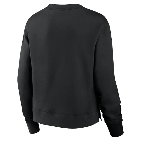 Carolina panthers nike womens high hip pullover sweatshirt Black M