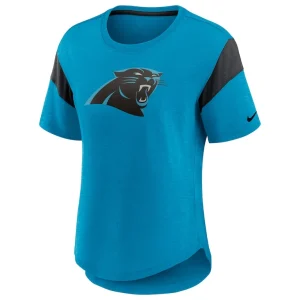 Carolina panthers nike womens primary logo fashion top Blue S