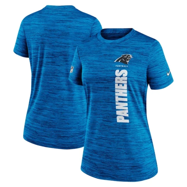 Carolina panthers nike womens sideline velocity performance t shirt Blue