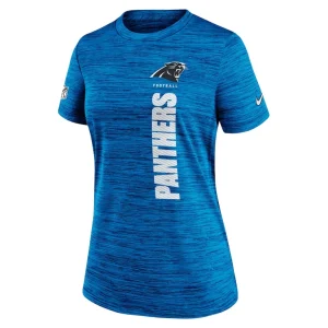 Carolina panthers nike womens sideline velocity performance t shirt Blue S