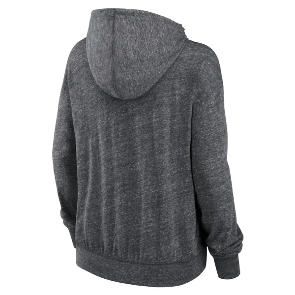 Carolina panthers nike womens team spirit gym vintage lightweight hoodie top Heather charcoal M