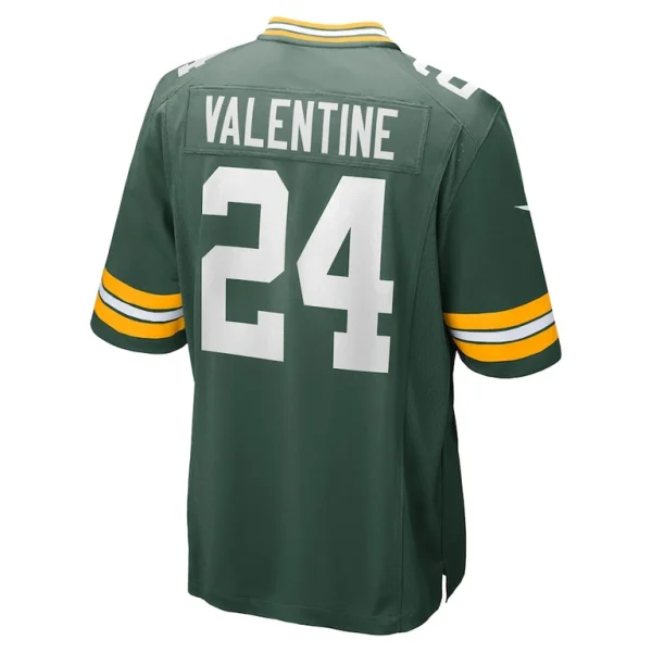Carrington valentine green bay packers nike game jersey Green L