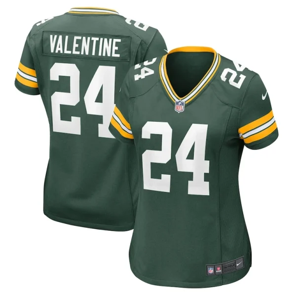 Carrington valentine green bay packers nike womens game jersey Green