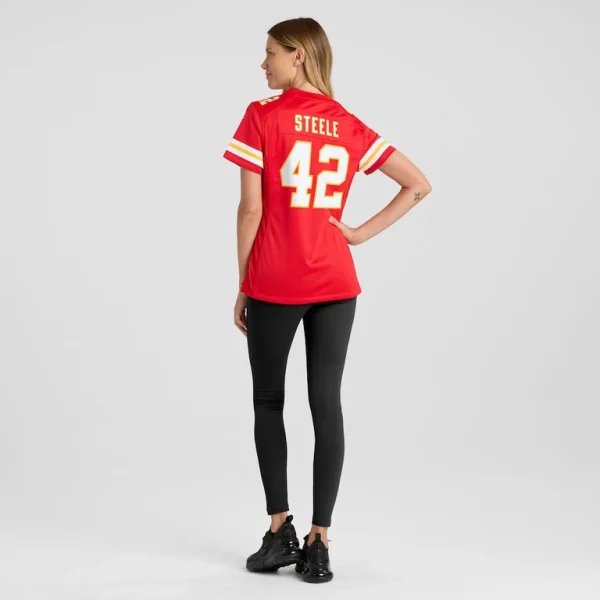 Carson steele kansas city chiefs nike womens game jersey Red 2XL