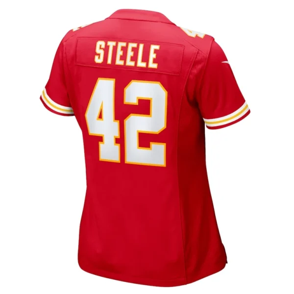 Carson steele kansas city chiefs nike womens game jersey Red L
