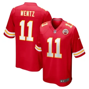 Carson wentz kansas city chiefs nike game jersey Red