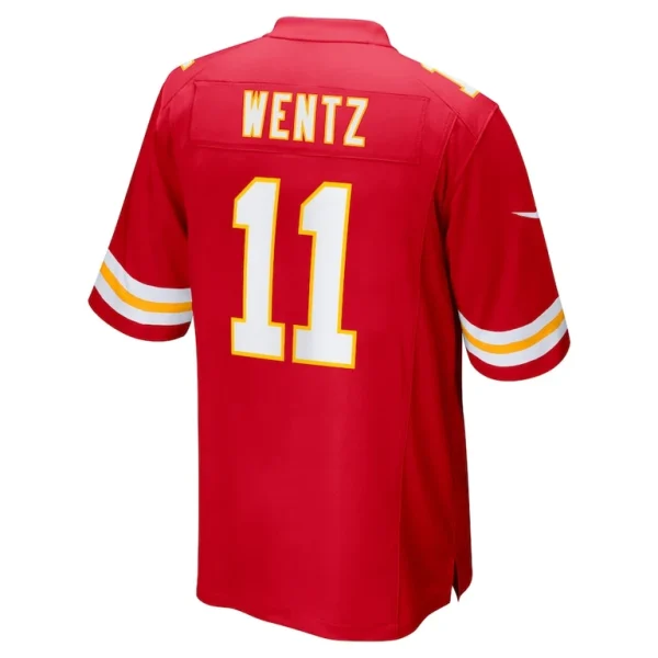 Carson wentz kansas city chiefs nike game jersey Red L