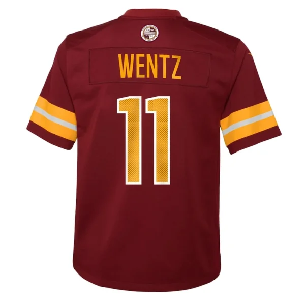 Carson wentz washington commanders nike youth game jersey Burgundy Yth L