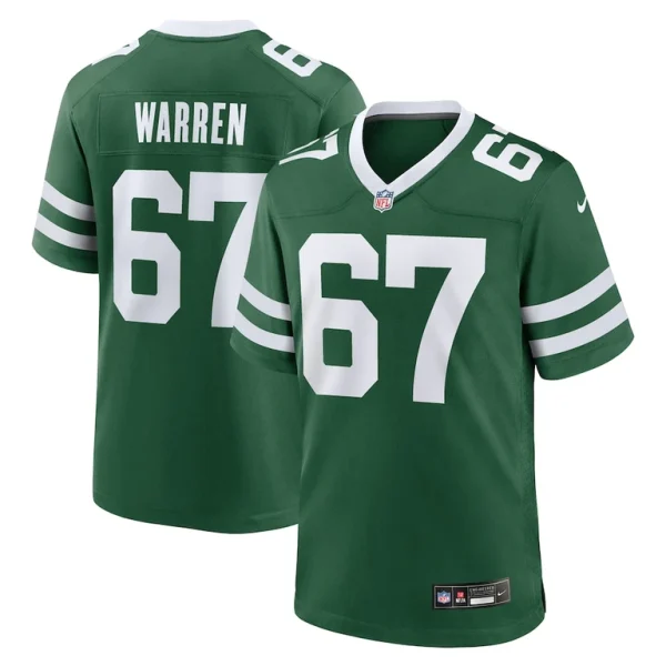 Carter warren new york jets nike team game jersey Legacy green
