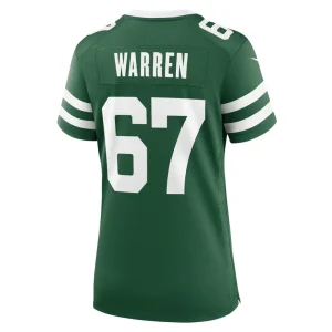 Carter warren new york jets nike womens team game jersey Legacy green L