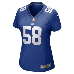 Casey kreiter new york giants nike womens game jersey Royal M