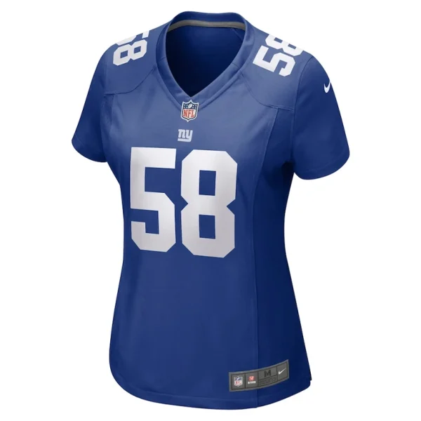 Casey kreiter new york giants nike womens game jersey Royal M