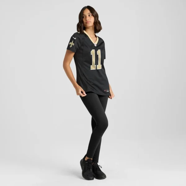 Cedrick wilson jr. new orleans saints nike womens game jersey Black XL