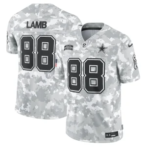 Ceedee lamb dallas cowboys nike 2024 salute to service limited jersey Arctic camo