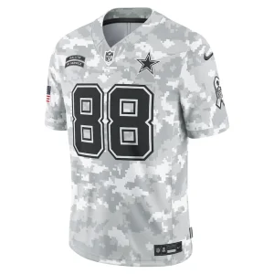 Ceedee lamb dallas cowboys nike 2024 salute to service limited jersey Arctic camo M