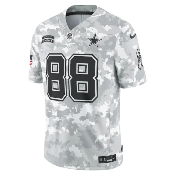 Ceedee lamb dallas cowboys nike 2024 salute to service limited jersey Arctic camo M