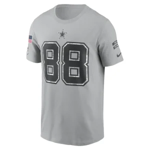 Ceedee lamb dallas cowboys nike 2024 salute to service name number t shirt Gray M