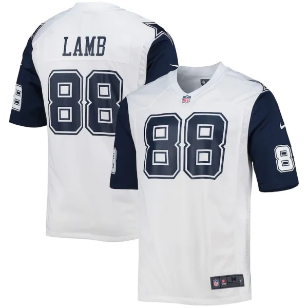 Ceedee lamb dallas cowboys nike alternate game jersey White
