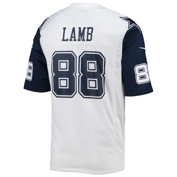 Ceedee lamb dallas cowboys nike alternate game jersey White L