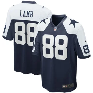Ceedee lamb dallas cowboys nike alternate game team jersey Navy