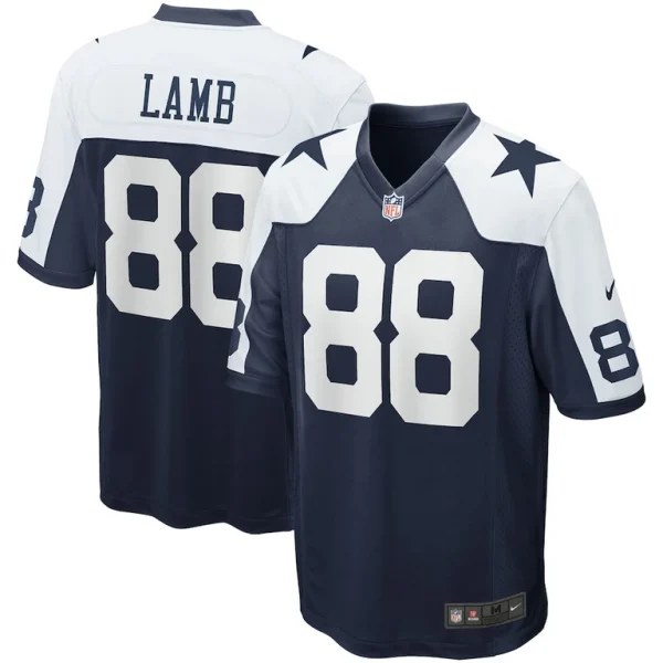 Ceedee lamb dallas cowboys nike alternate game team jersey Navy