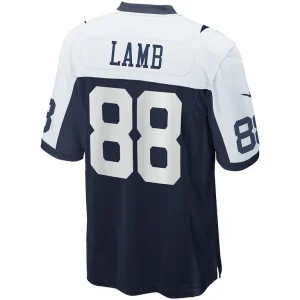 Ceedee lamb dallas cowboys nike alternate game team jersey Navy L