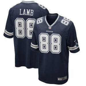 Ceedee lamb dallas cowboys nike game jersey Navy