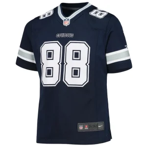 Ceedee lamb dallas cowboys nike girls youth game jersey Navy Yth M