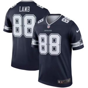 Ceedee lamb dallas cowboys nike team legend player performance top Navy